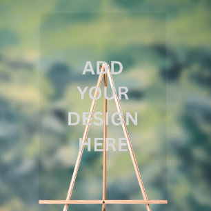 Create Your Own Custom Design 24" x 36"  Acrylic Sign