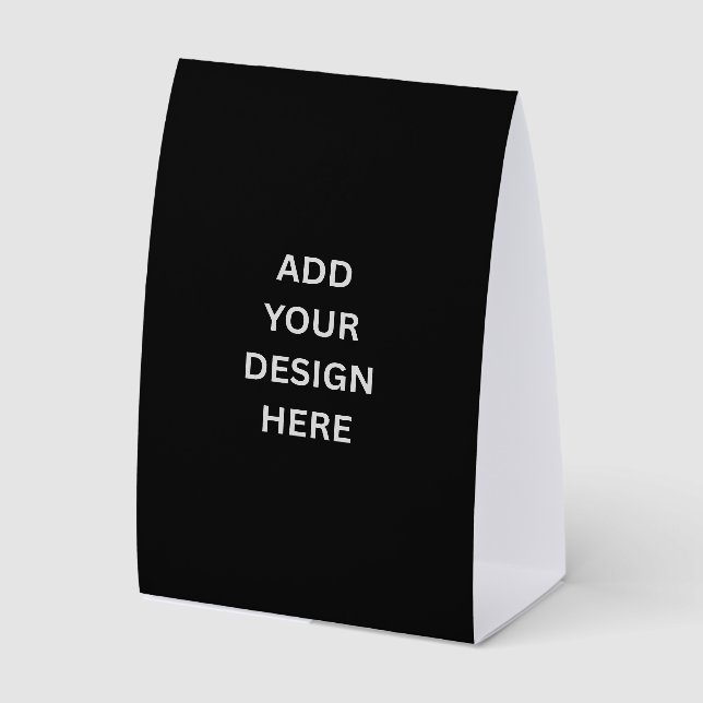 Create Your Own Custom Design 4" X 6" Black (Front)