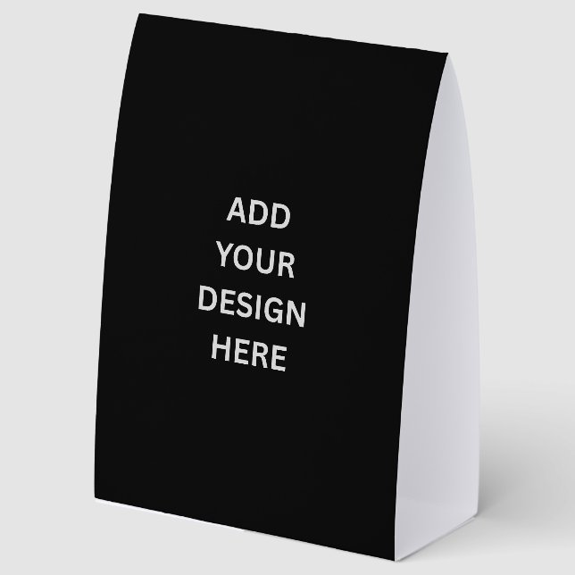 Create Your Own Custom Design 5" x 7" Black (Front)