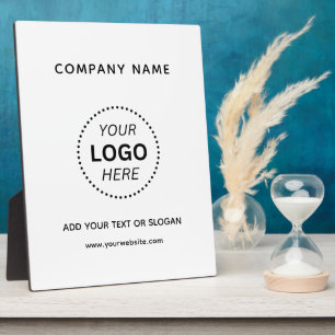 Create Your Own Custom Design Business Logo Text Plaque