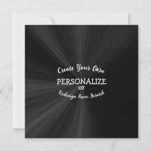 Create Your Own Custom Design Card