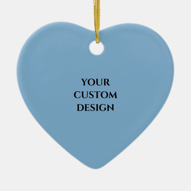 Create Your Own Custom Design Ceramic Tree Decoration (Front)