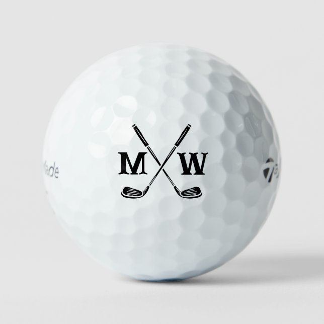 Create Your Own Custom Design Golf Monogram Balls (Front)