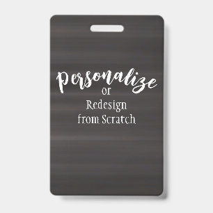 Create Your Own Custom Design ID Badge