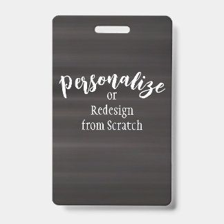 Create Your Own Custom Design ID Badge