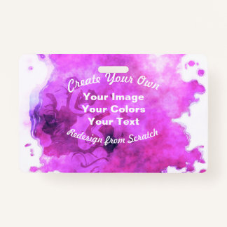 Create Your Own Custom Design ID Badge