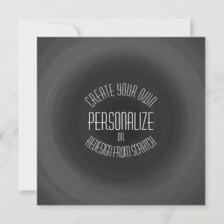 Create Your Own - Custom Design Invitation