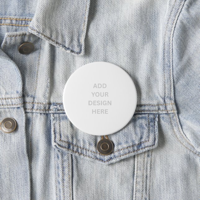 Create Your Own Custom Design Large 3 Inch Round 7.5 Cm Round Badge (In Situ)