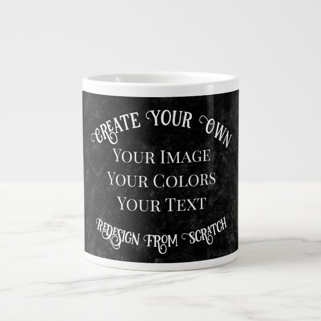 Create Your Own Custom Design Large Coffee Mug (Front)