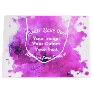 Create Your Own Custom Design Large Gift Bag