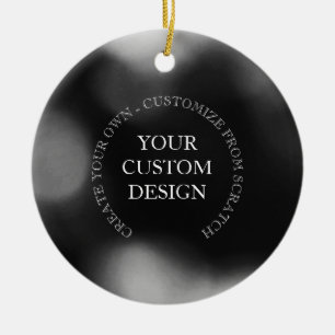 Create Your Own Custom Design/Logo Ceramic Tree Decoration