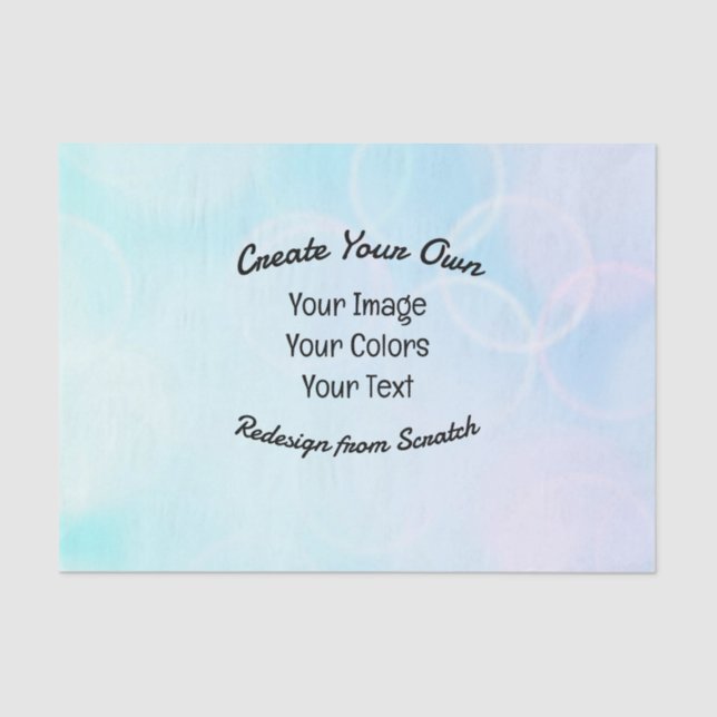Create Your Own Custom Design/Logo Tissue Paper (Front)