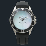 Create Your Own Custom Design/Logo Watch<br><div class="desc">Background shown: Blue Watercolor Bubbles

Create your own custom high quality stuff!

Customise this item with your own personalised text or redesign entirely from scratch by replacing our image with your own.</div>
