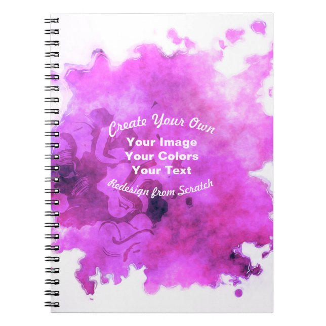 Create Your Own Custom Design Notebook (Front)