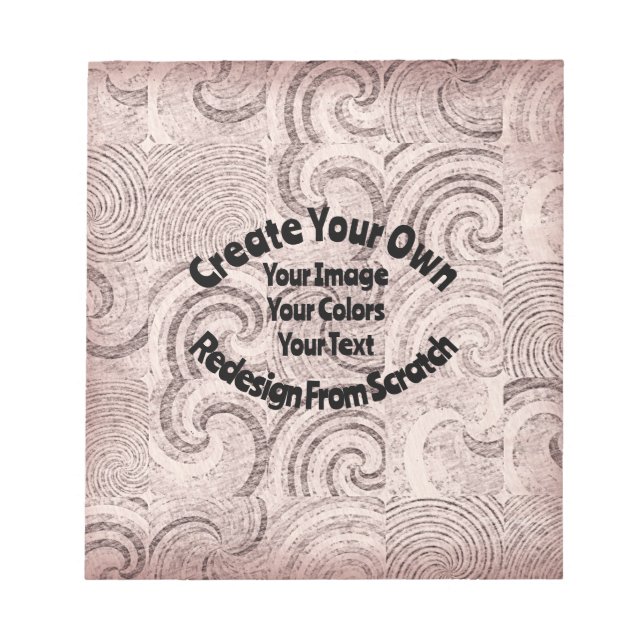 Create Your Own Custom Design Notepad (Front)