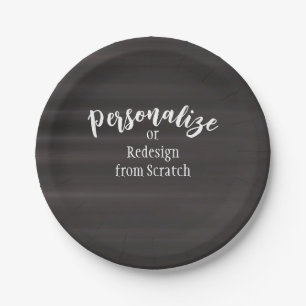Create Your Own Custom Design Paper Plate