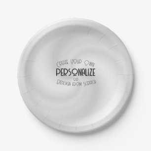 Create Your Own Custom Design Paper Plate