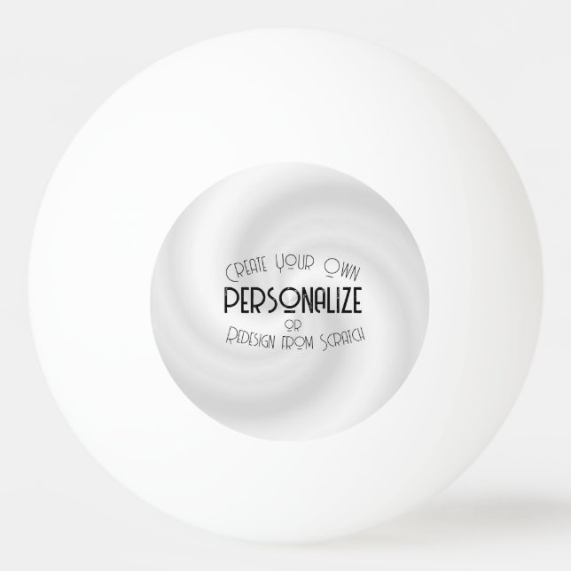 Create Your Own Custom Design Ping Pong Ball (Front)