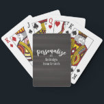 Create Your Own Custom Design Playing Cards<br><div class="desc">Create your own personalised high quality products by adding your own design elements and/or text and choosing all your favourite fonts, styles and colours; or redesign entirely from scratch by replacing our image with your own. Visit Retail Supplies on Zazzle to view our entire collection of fully customisable office/business/retail supplies,...</div>