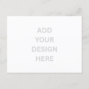 Create Your Own Custom Design Portrait Christmas Postcard