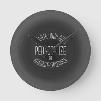 Create Your Own - Custom Design Round Clock