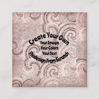 Create Your Own Custom Design Square Business Card