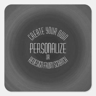 Create Your Own - Custom Design Square Sticker