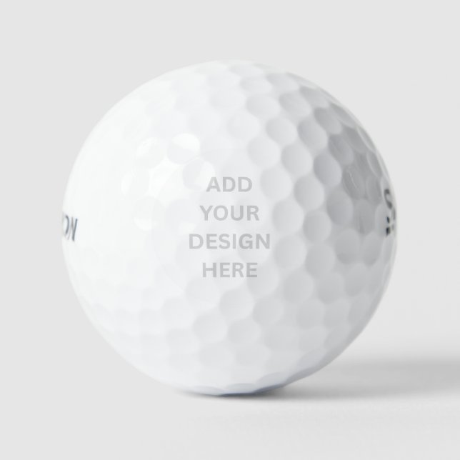 Create Your Own Custom Design Srixon Soft Feel Golf Balls (Front)
