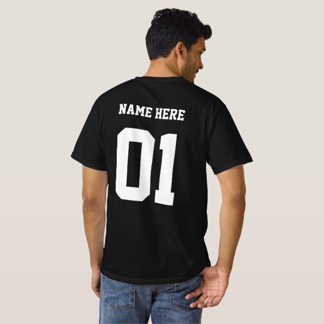 CREATE-YOUR-OWN Custom design Team Bachelor T-Shirt (Back Full)