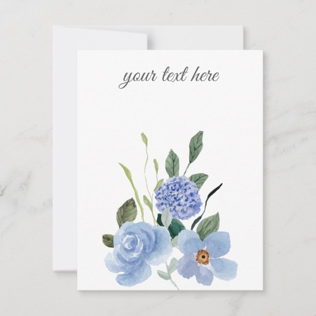  Create Your Own  Custom Design Thank You Card (Front)