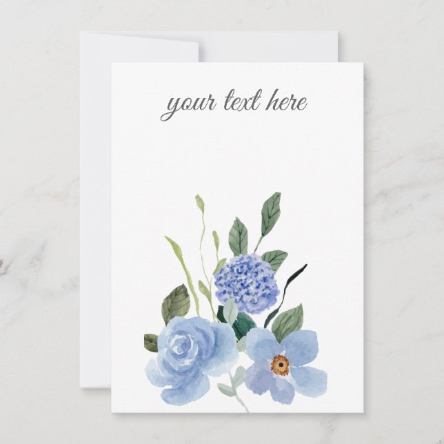  Create Your Own  Custom Design Thank You Card (Front)