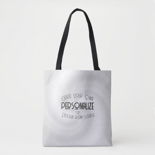 Create Your Own Custom Design Tote Bag (Front)