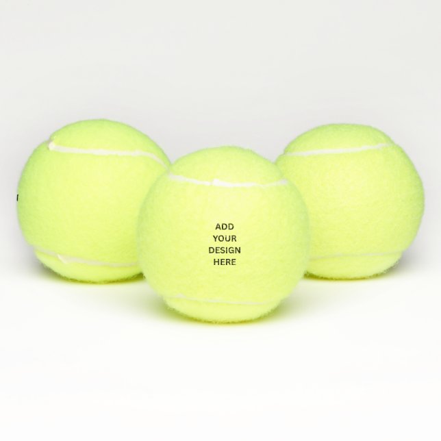 Create Your Own Custom Design Unbranded Tennis Balls (Multi)