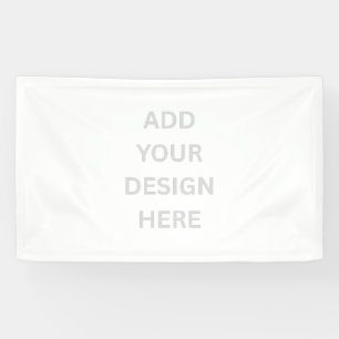 Create Your Own Custom Design Vinyl Banner 3' x 5'