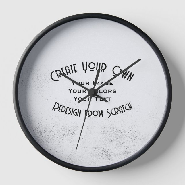 Create Your Own Custom Designed Clock (Front)