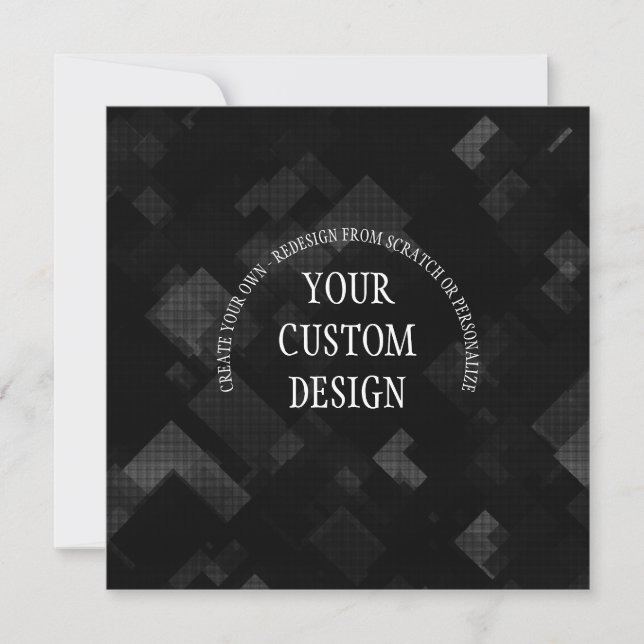 Create Your Own Custom Designed Flat Card (Front)