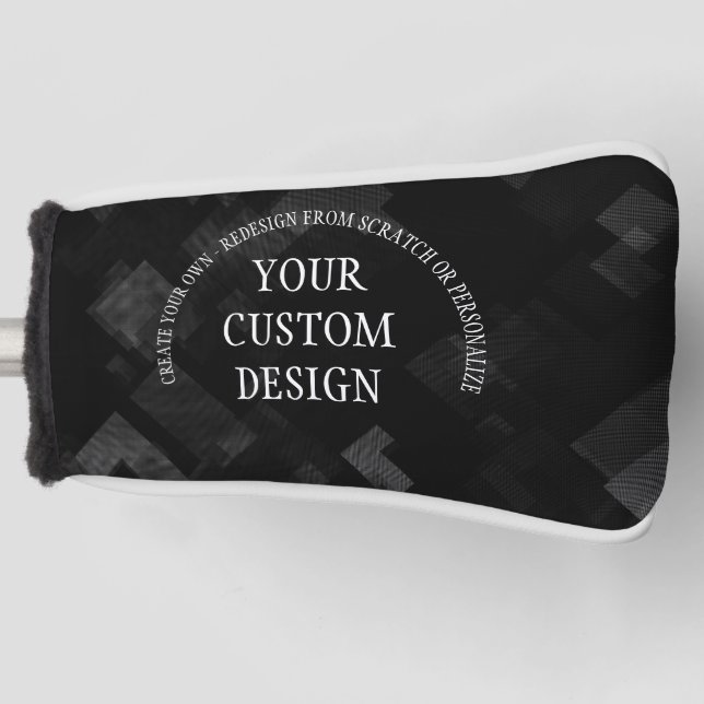 Create Your Own Custom Designed Golf Head Cover (Front)
