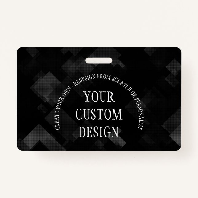 Create Your Own Custom Designed ID Badge (Front)