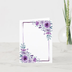 Create Your Own Custom DesignFolded Thank You Card