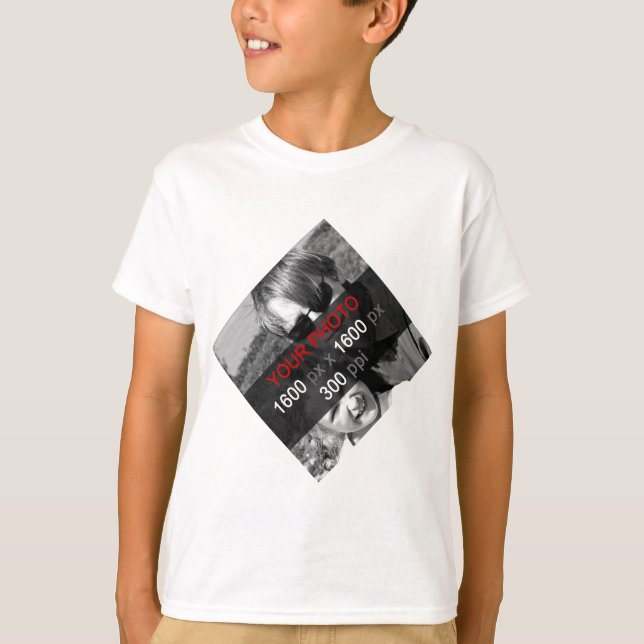 Create Your Own Custom Diagonal T-Shirt (Front)