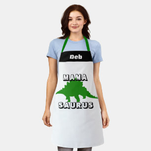 Create Your Own  Custom Dinosaur MamaSaurus  Mum Apron