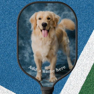 Create Your Own Custom Dog Owner Gift Pet Pickleball Paddle