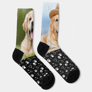 Create Your Own Custom Dog Paw Prints 2 Pet Photo Socks