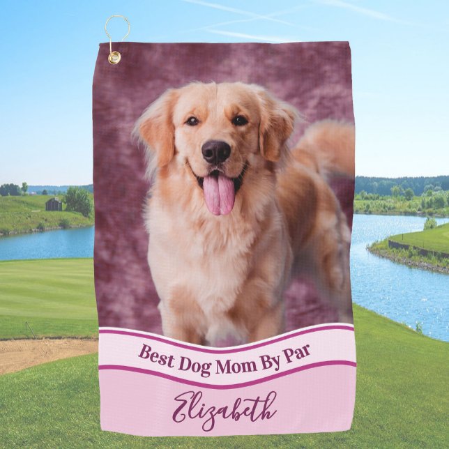 Create Your Own Custom Dog Photo Upload Golf Towel (Creator Uploaded)