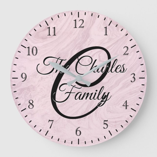 Create your own custom family home clock (Front)