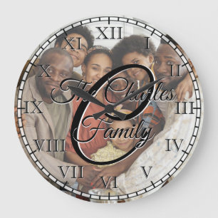 Create your own custom family home clock