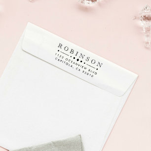 Create Your Own Custom Family Name Return Address Rubber Stamp