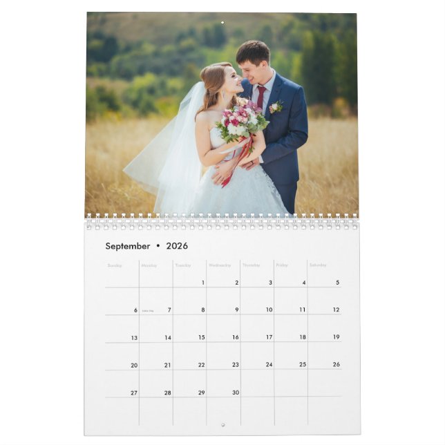 Create Your Own Custom Family Photo  Calendar (Sep 2026)