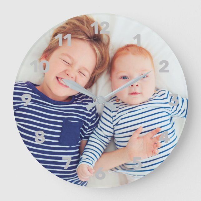 Create Your Own Custom Family Photo Clock (Front)