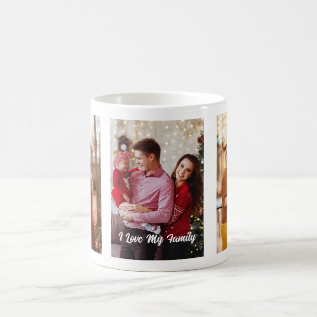Create Your Own Custom Family Photo Coffee Mug (Center)